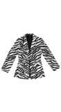 Pailletten colbert dames zebraprint