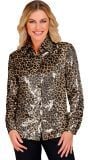 Panter pailletten blouse