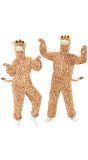 Pluche giraffe jumpsuit carnaval