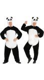 Pluche panda jumpsuit carnaval