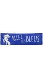 Polyester Banner 'Allez les Bleus' 180cm