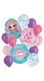 Prinses ballonnenset kinderfeestje Folie & Latex