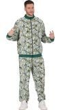 Retro Groene Tracksuit Volwassenen Money