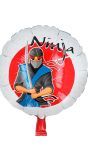 Ronde Ninja Folieballon 45cm