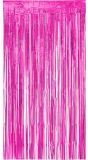 Roze Franjegordijn Metallic 200cm