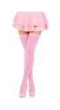 Roze Nylon Kousen - Thigh Highs