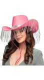 Roze Showgirl Rodeo Hoed