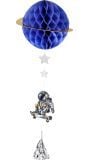 Ruimte Astronaut Honeycomb blauw