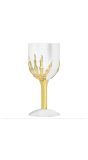 Skelet hand halloween glas 18cm