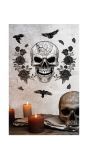 Skull halloween muursticker