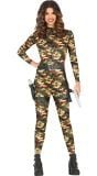 Soldaten Camo Jumpsuit dames