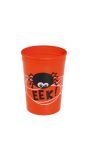 Spider oranje halloween party beker plastic