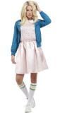 Stranger Things 80s Girl Kostuum Dames Roze