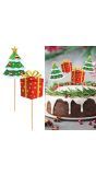 Tree kerst cupcake taart versiering 12 stuks