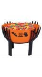 Trick or treat schaal met skelet handen