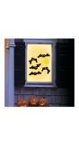 Vleermuizen halloween gel raamstickers