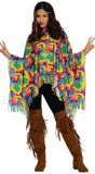 Vrolijke hippie poncho dames