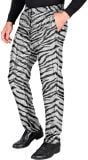 Zebra pailletten broek