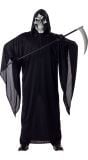 Zwart Grim Reaper gewaad