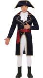 Zwart-Wit Marquises Soldaten Outfit Napoleon