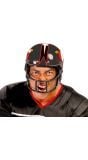 Zwarte American Football rugby helm