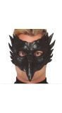 Zwarte uil masker halloween