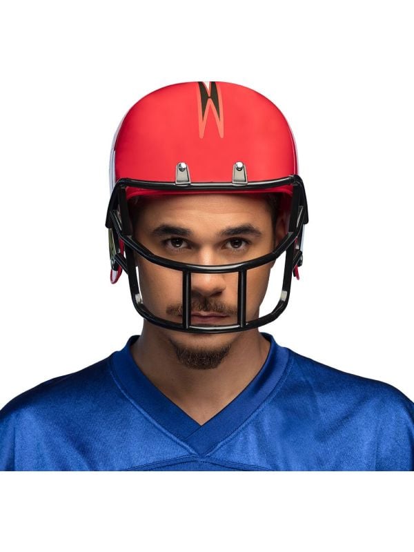 American Football Helm Rood