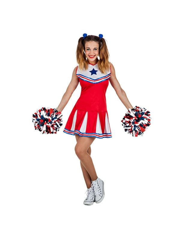 Amerikaanse Cheerleader Kostuum Dames