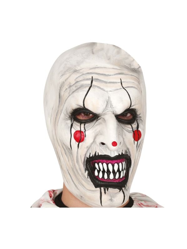 Angstaanjagende clown masker