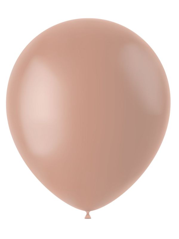 Ballonnen rosé mat 10 stuks