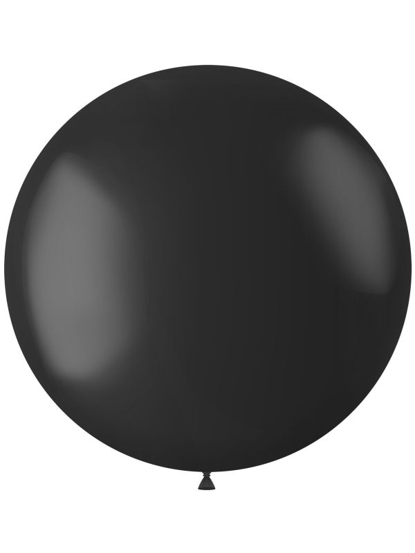 Ballonnen zwart mat 78cm