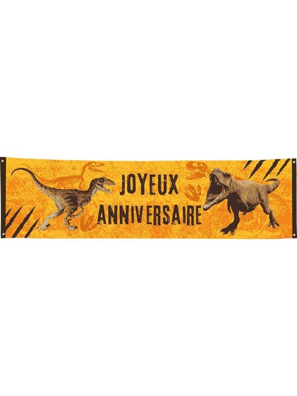 Banner T-Rex 'Joyeux Anniversaire'