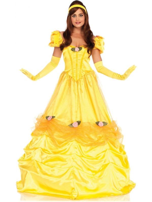 Belle en het jurk volwassenen | Carnavalskleding.nl