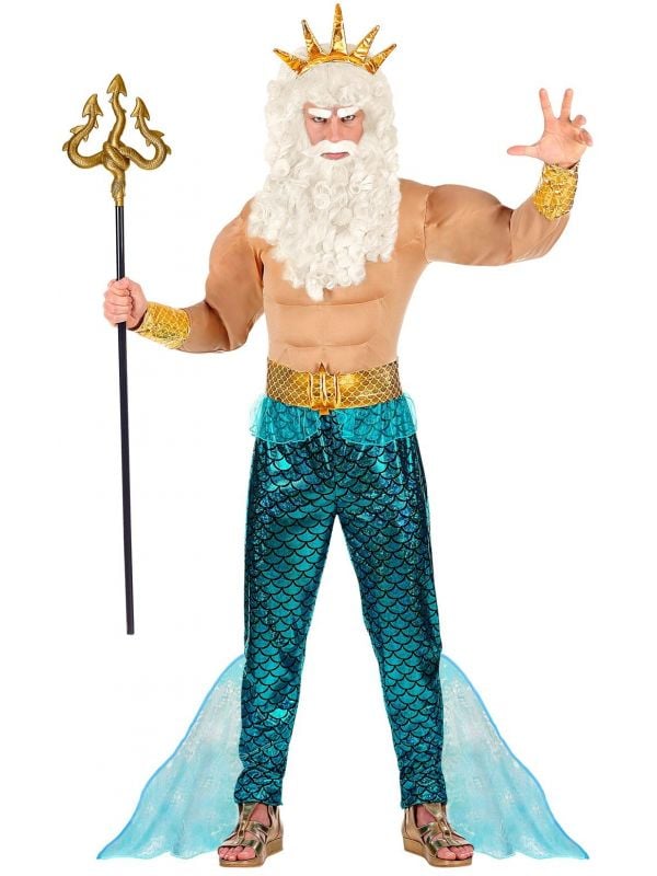 in tegenstelling tot Minimaal Verkoper Blauw Poseidon mannen pak | Carnavalskleding.nl