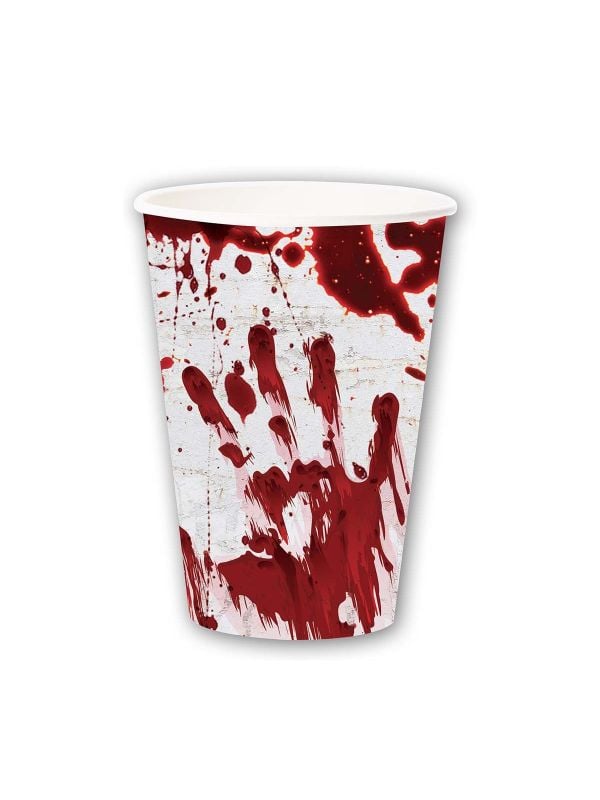 Bloederige horror partybekers 355ml