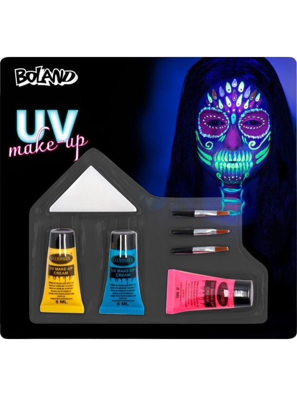 Bright Skull UV Make-up Kit