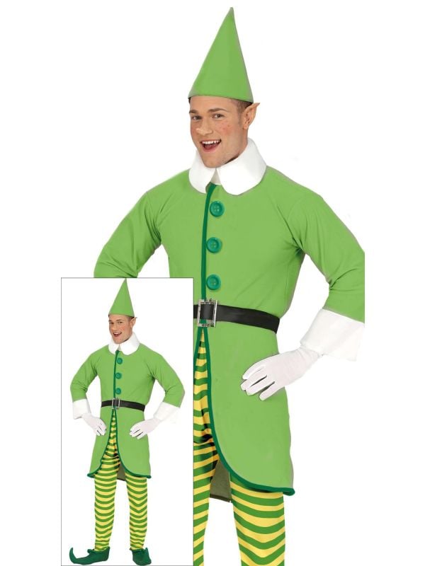 Buddy elf kostuum heren