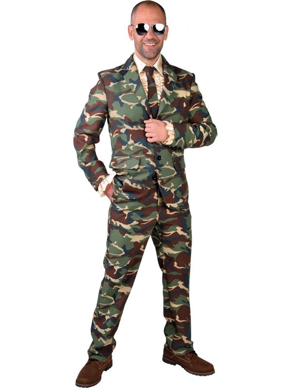 Nevelig uitrusting Gevoel van schuld Camouflage pak heren | Carnavalskleding.nl