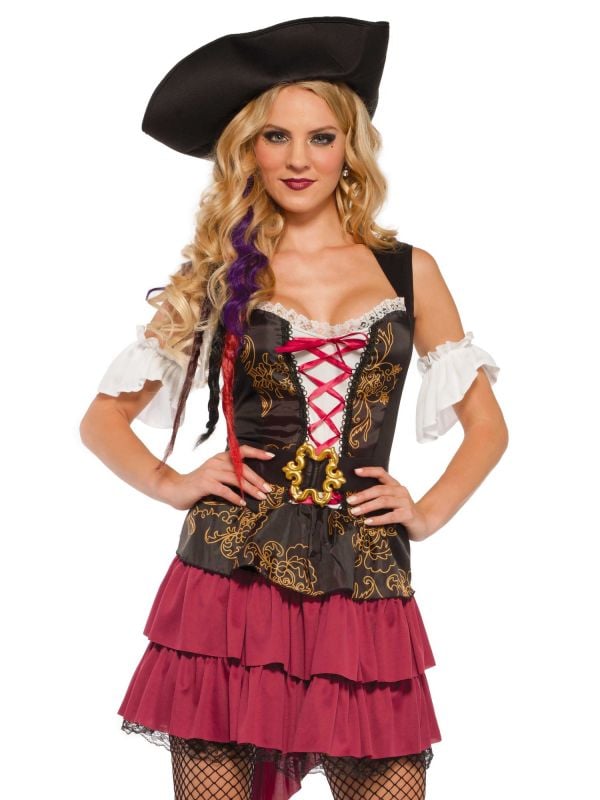 uitrusting Skim De waarheid vertellen Carnaval piraten jurkje | Carnavalskleding.nl