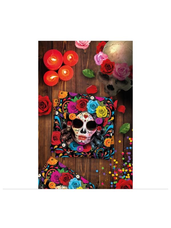 Catrina dia de los muertos servetten