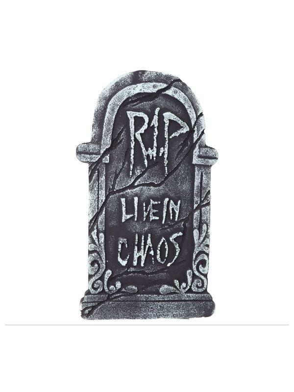 Chaos rip nep grafsteen