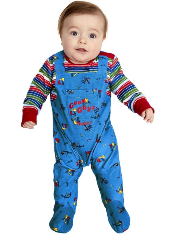 Chucky Baby Kostuum Blauw