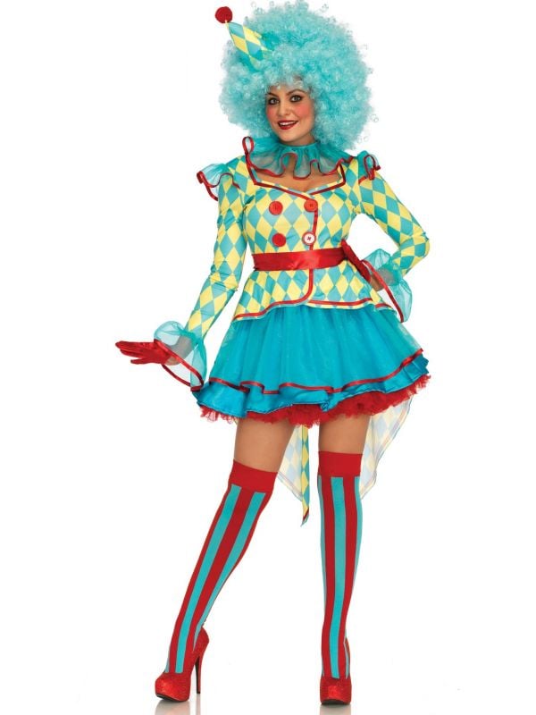 Slim reputatie Doodt Clown kostuum dames | Carnavalskleding.nl