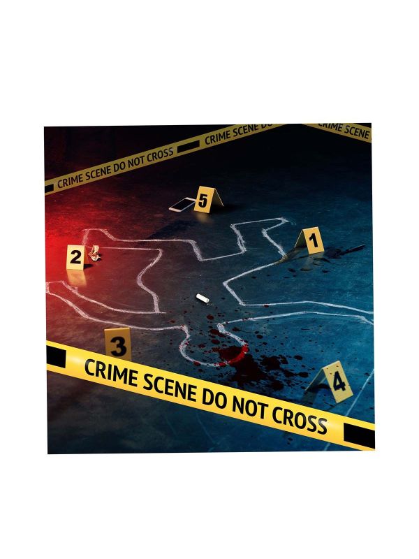 Crime scene set halloween