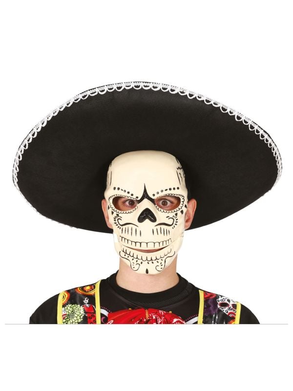 Dia de los muertos skeletmasker