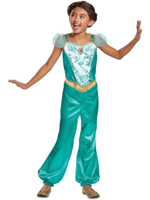 Disney Aladdin Jasmine Meisjes Kostuum Blauw