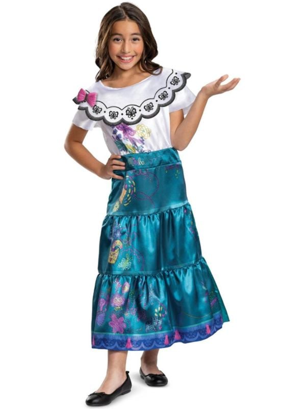 Disney Encanto Mirabel Meisjes Kostuum Blauw