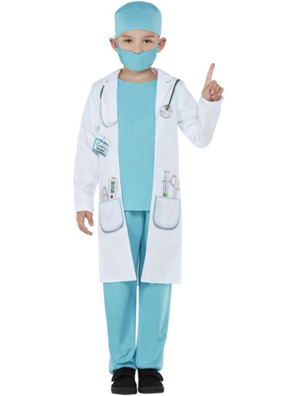 Dokter Kostuum Kinderen Blauw