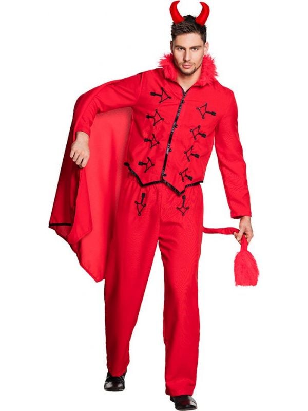 filter Australische persoon katje Duivels rood kostuum man
