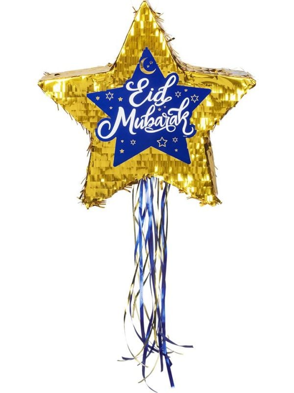 Eid Mubarak Gouden Ster Piñata 44cm